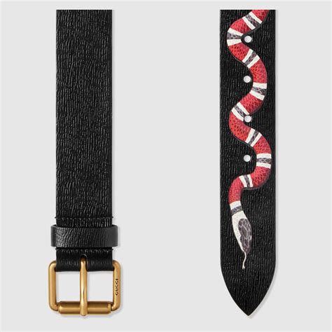 gucci kingsnake belt|gucci belt silver buckle men's.